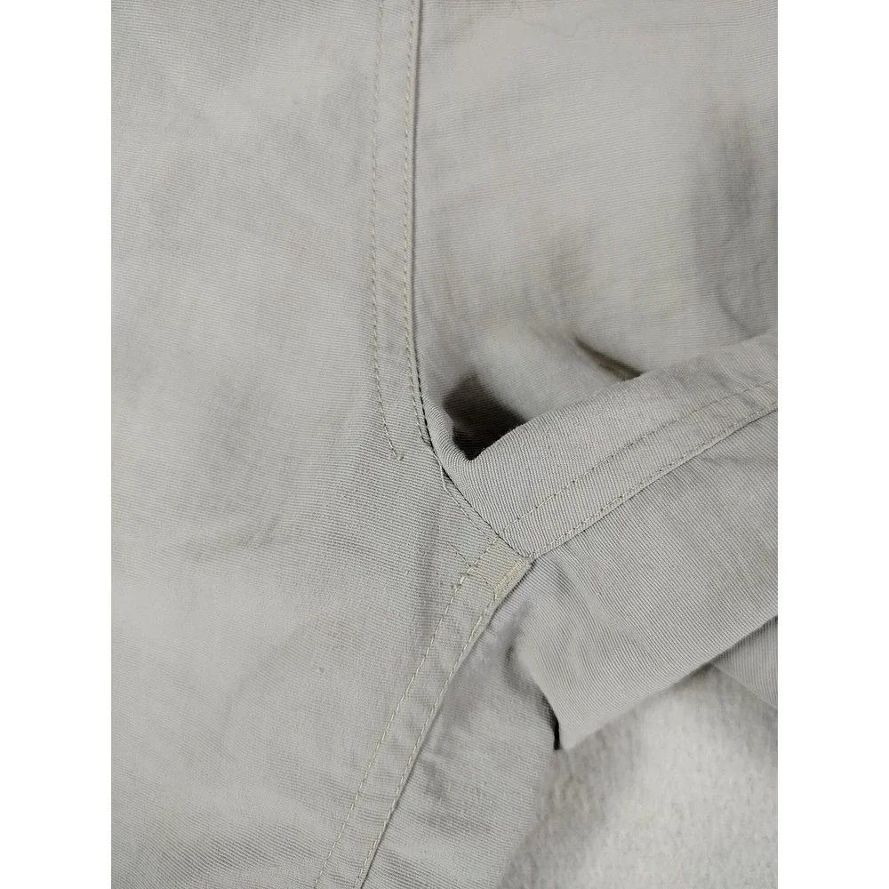 The North Face Shorts Men Large Gray Nylon Cargo Hiking Belted Outdoors Gorpcore